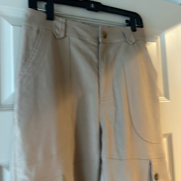 REVOLVE Line & Dot Twill Tan Cargo Pants - Picture 6 of 9